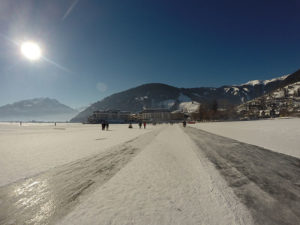 Zell am See winter 2017 bevroren meer